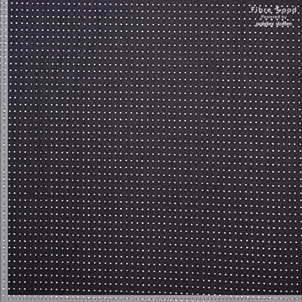 Schwarze Lochmusterbaumwolle – Bild 3