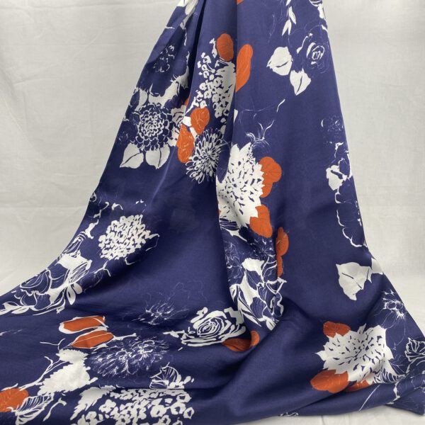 Viscose Blau-Orange