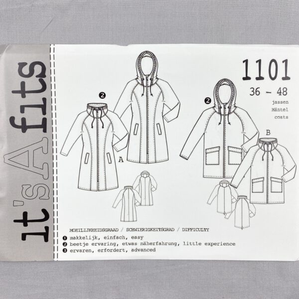 Its a fits Schnittmuster 1101 Jacke-Mantel