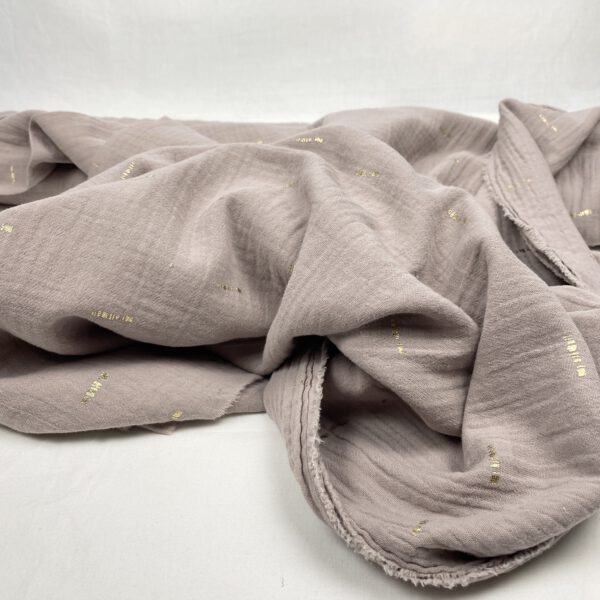 Musseline Kit Goldtupfen