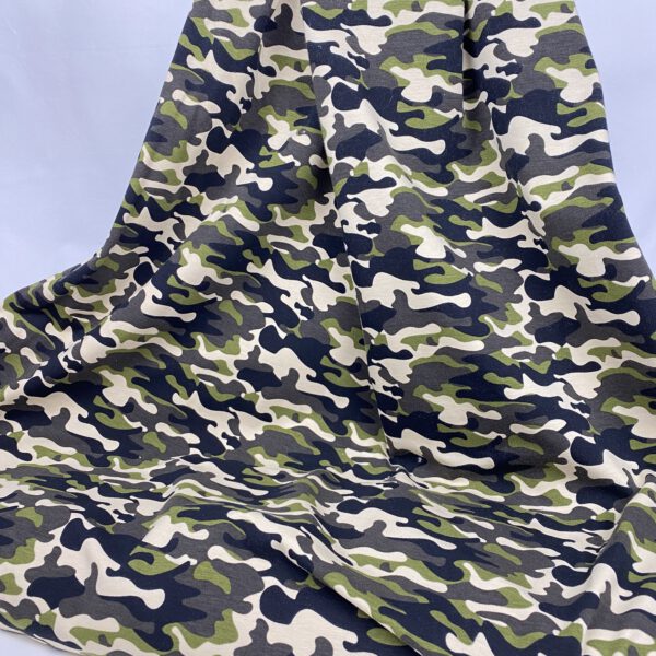 Baumwolljersey Camouflage – Bild 3