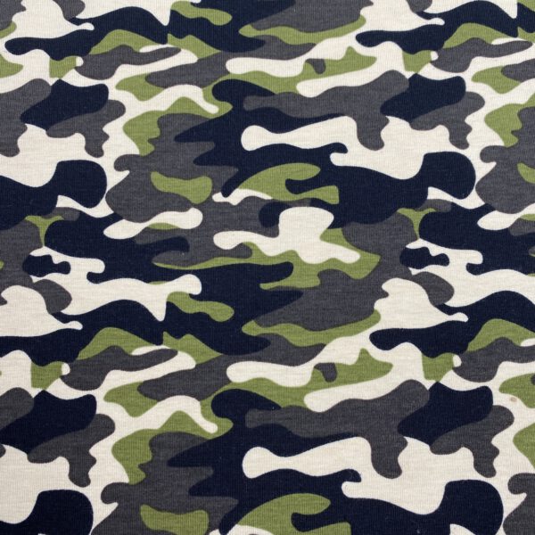 Baumwolljersey Camouflage