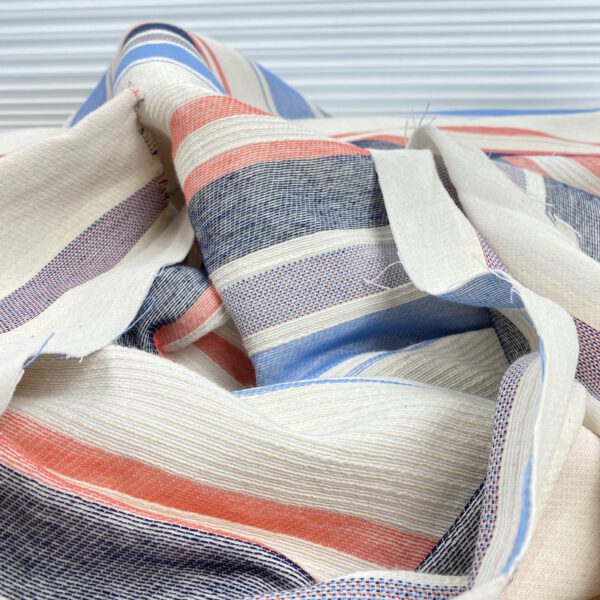 Madras Streifen Jeansblau – Bild 4