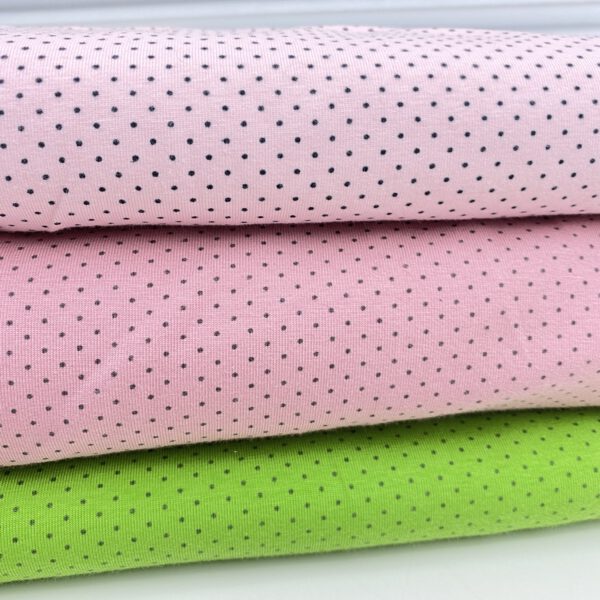 Baumwolljersey Mini Dots – Bild 10