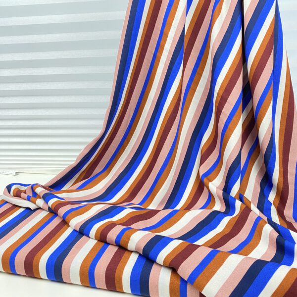 Viscosecrepe Stripes Multicolor – Bild 3