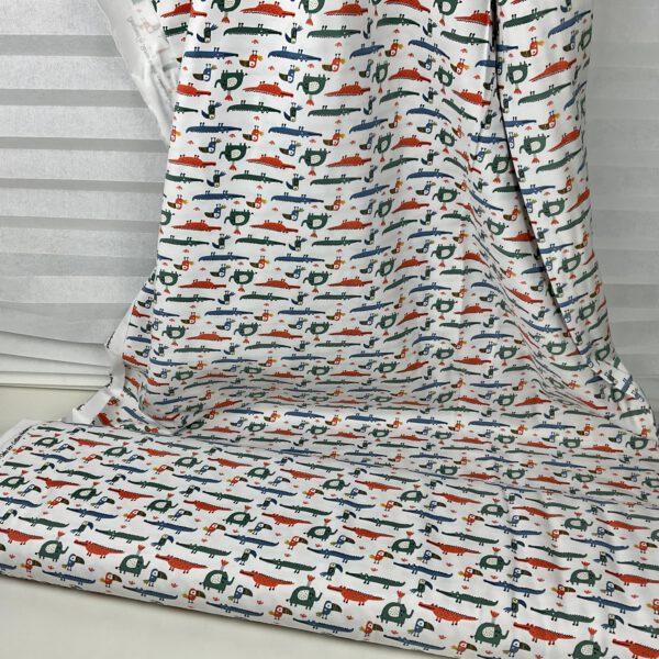 Baumwolljersey Krokodile