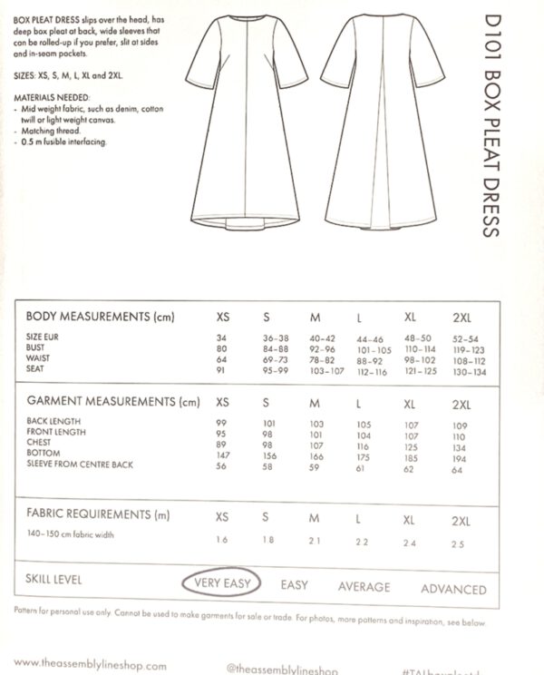 The Assembly Line BOX PLEAT DRESS – Bild 2