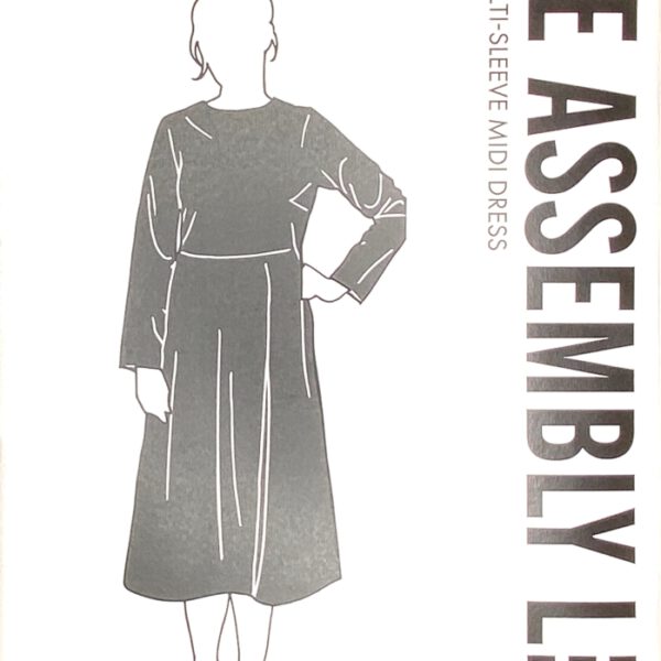 The Assembly Line MULTI-SLEEVE MIDI DRESS