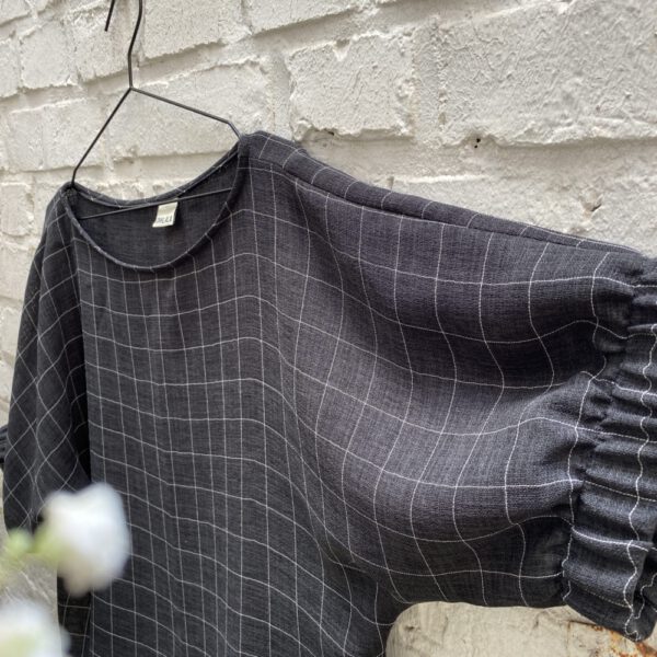 Karo Voile schwarz – Bild 5