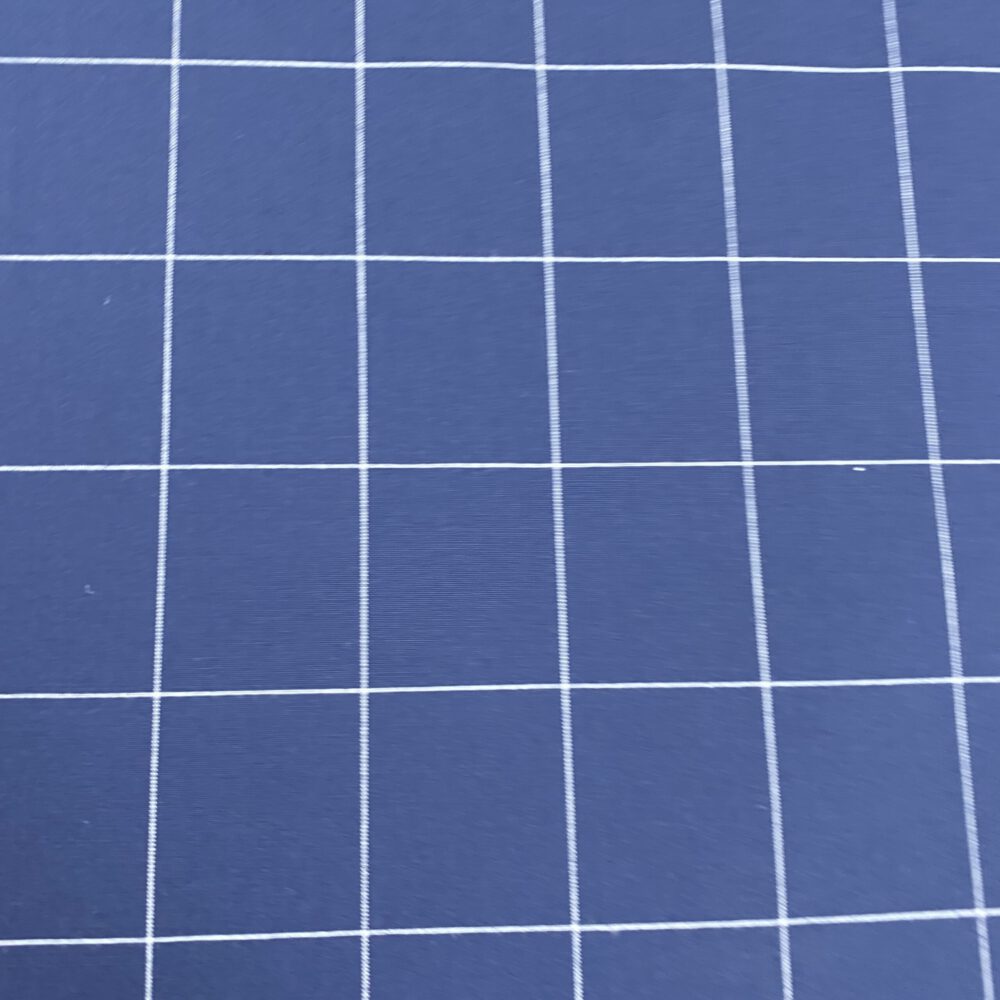 Baumwoll Popeline Karo Blau