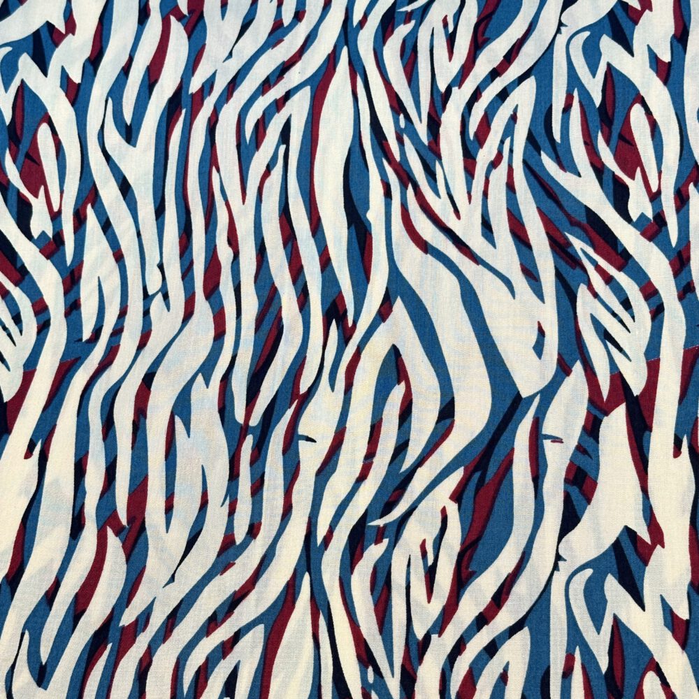 Baumwollpopeline Zebra Print-Fibre Mood