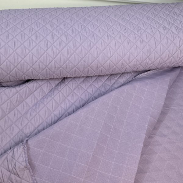 Quilted Check Flieder – Bild 3