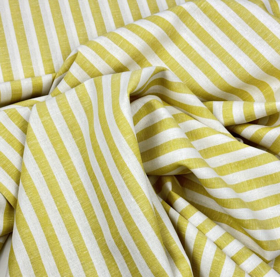 Light Linen- Yellow Stripes