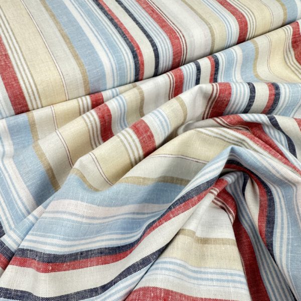 Viscose-Linen Stripes