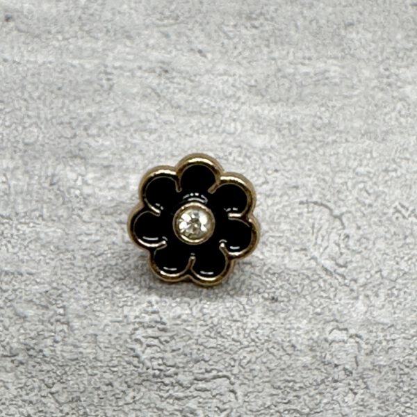 Blümchenknopf Gold – Bild 6