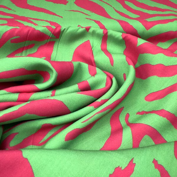 Viscose Digital Zebra – Bild 3