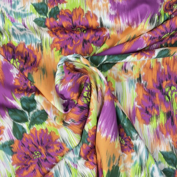 Viscose Blurred Flowers – Bild 3