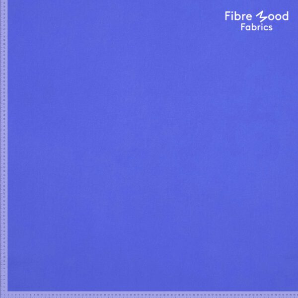 Viscose Satin Royalblau – Bild 4