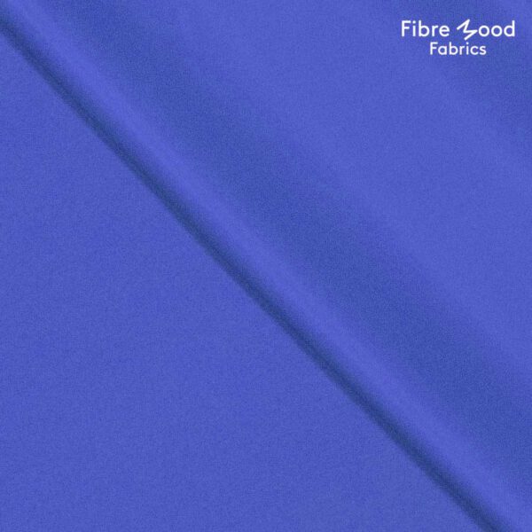 Viscose Satin Royalblau – Bild 3