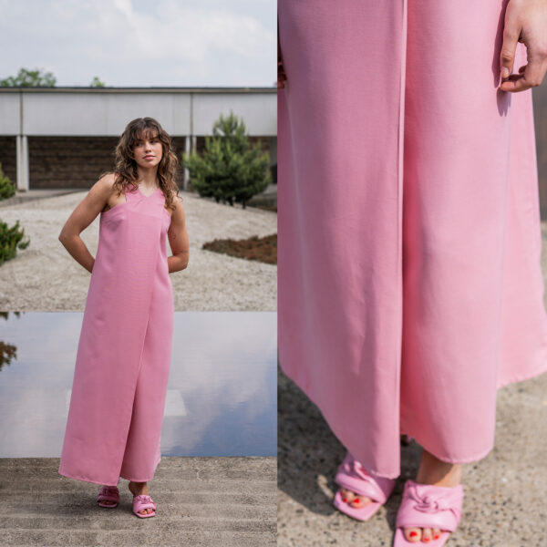 Mischgewebe Tencel Finished Rosa