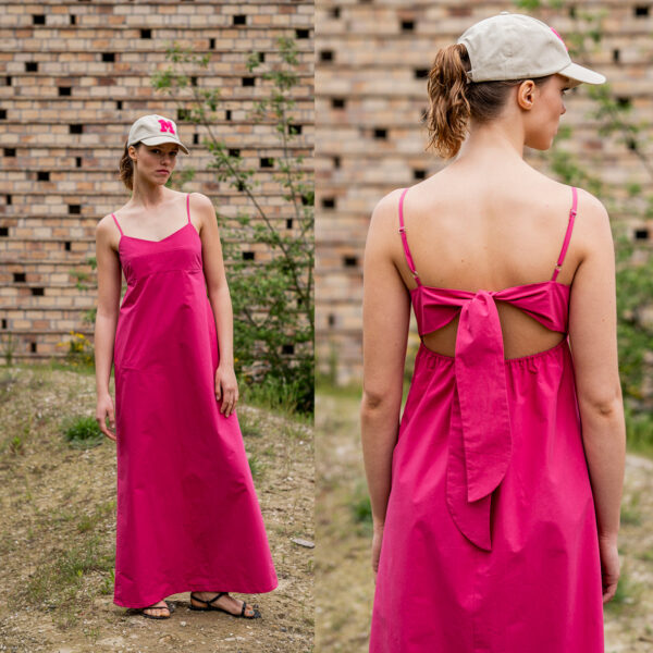 Popeline Stone Washed pink