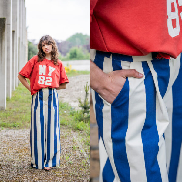 Stripes -blau weiss