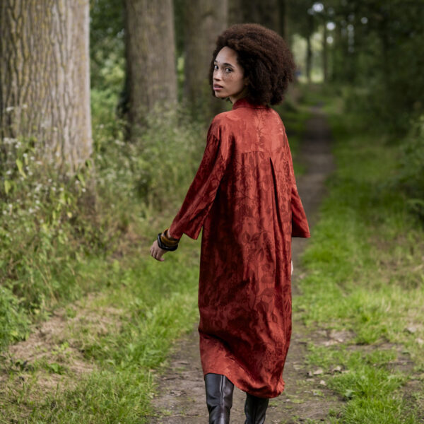 Jaquard Rostrot -Fibre Mood – Bild 5