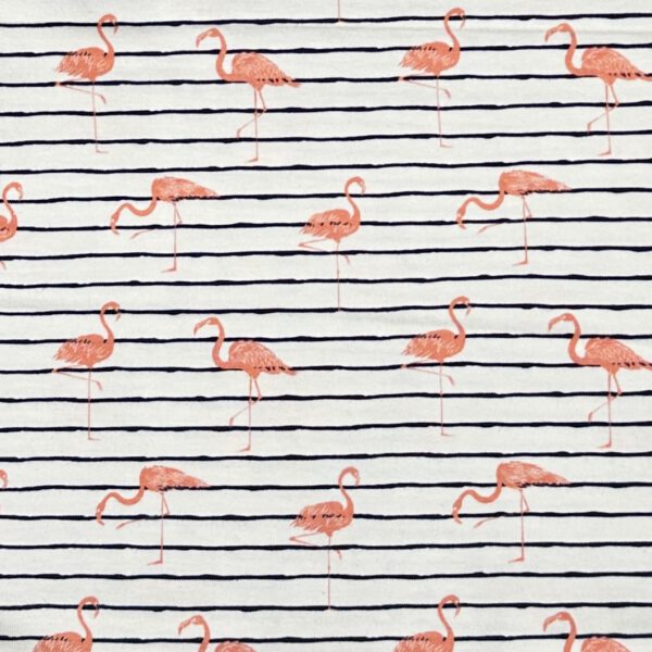 Baumwolljersey Flamingos
