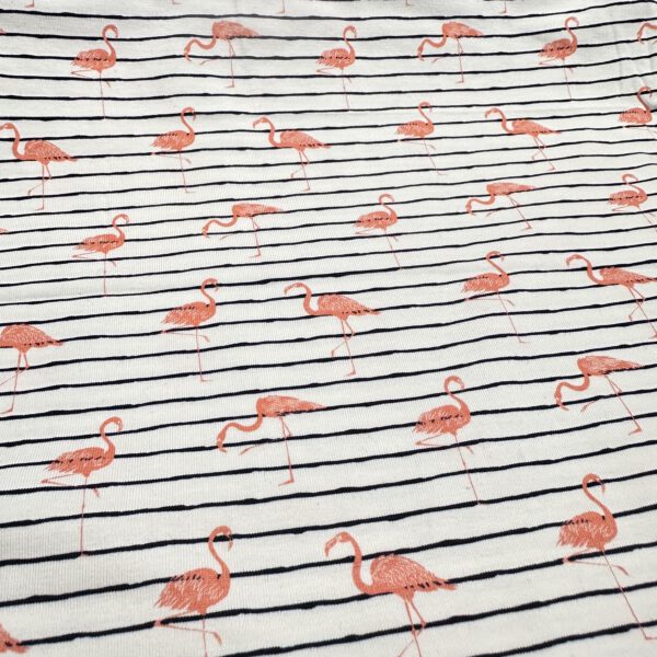 Baumwolljersey Flamingos