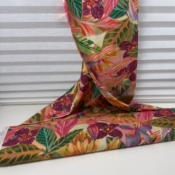 Viscose Dig Crepe Leaves