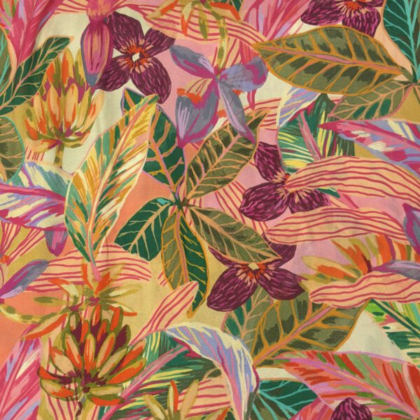 Viscose Dig Crepe Leaves