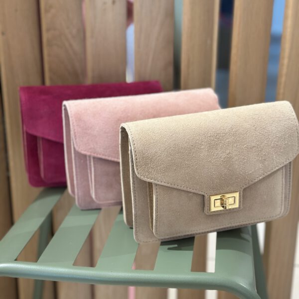 Wildledertasche
