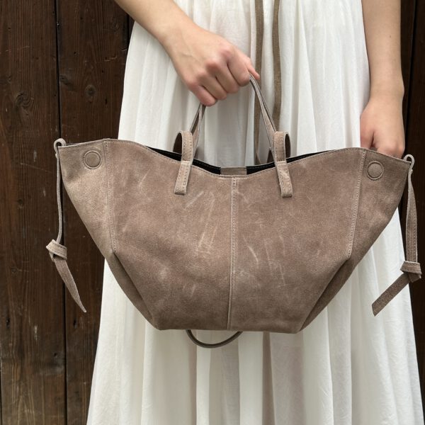 Wildleder-Shopper