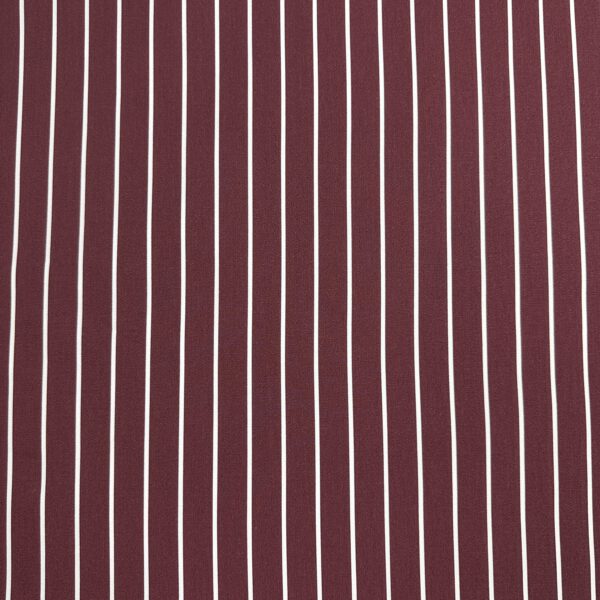 Baumwoll Popeline Burgundy Stripes