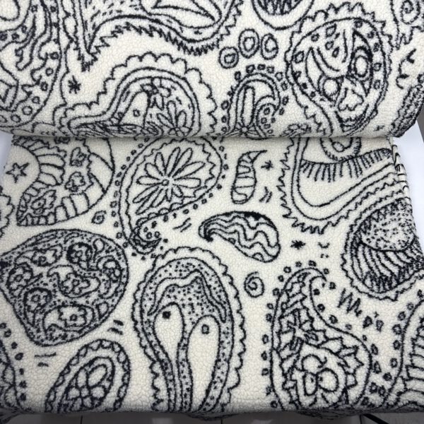 Teddyplüsch Paisley – Bild 5