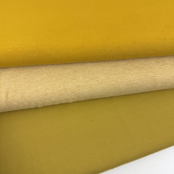 Baumwolljersey Basic Gelbtöne