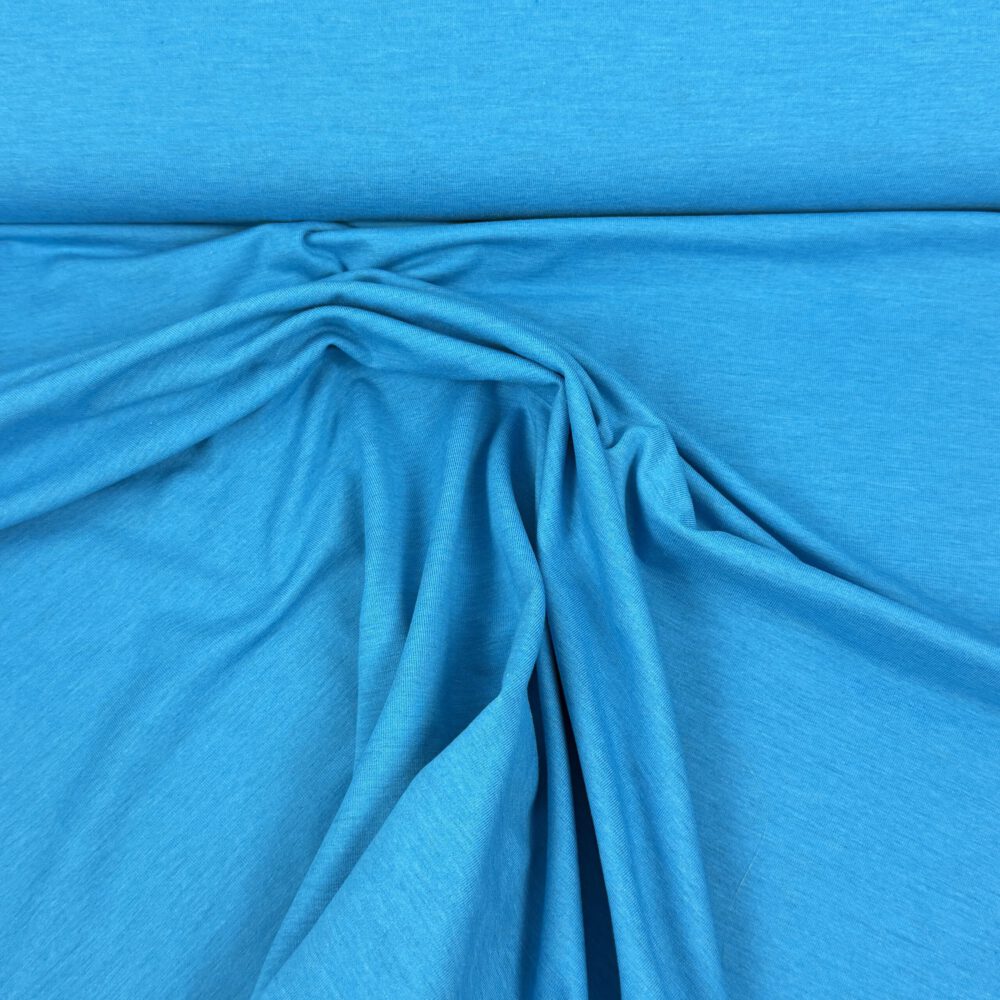 Baumwolljersey Basic Blautöne – Bild 6