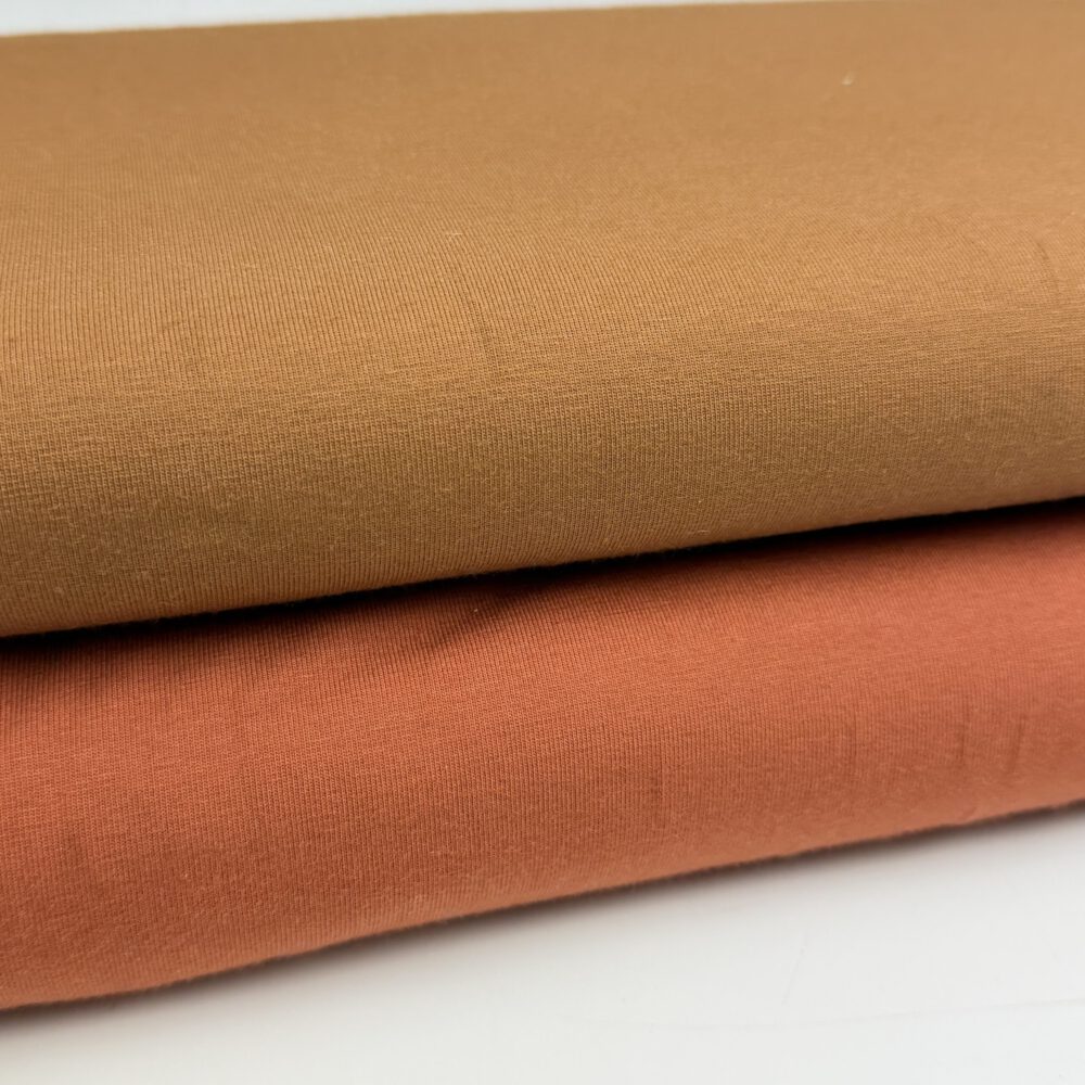 Baumwolljersey Basic Erdtöne