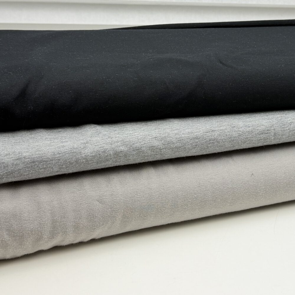 Baumwolljersey Basic Erdtöne – Bild 3