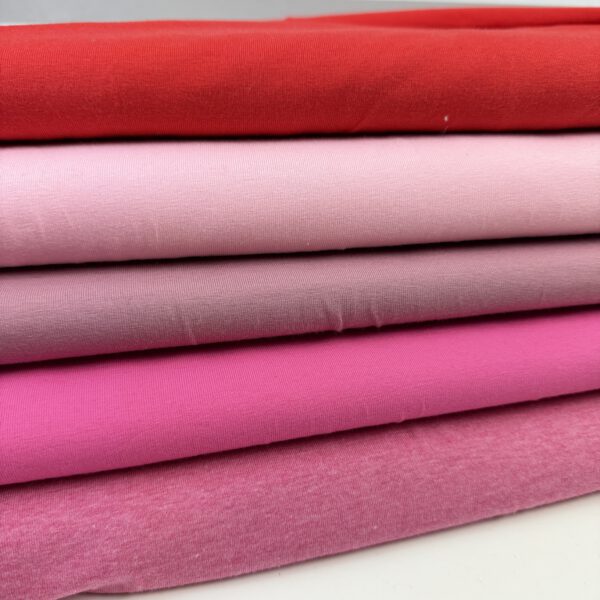 Baumwolljersey Basic Rottöne