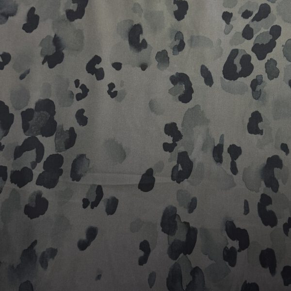 Leo Viskosestoff Dunkelgrün