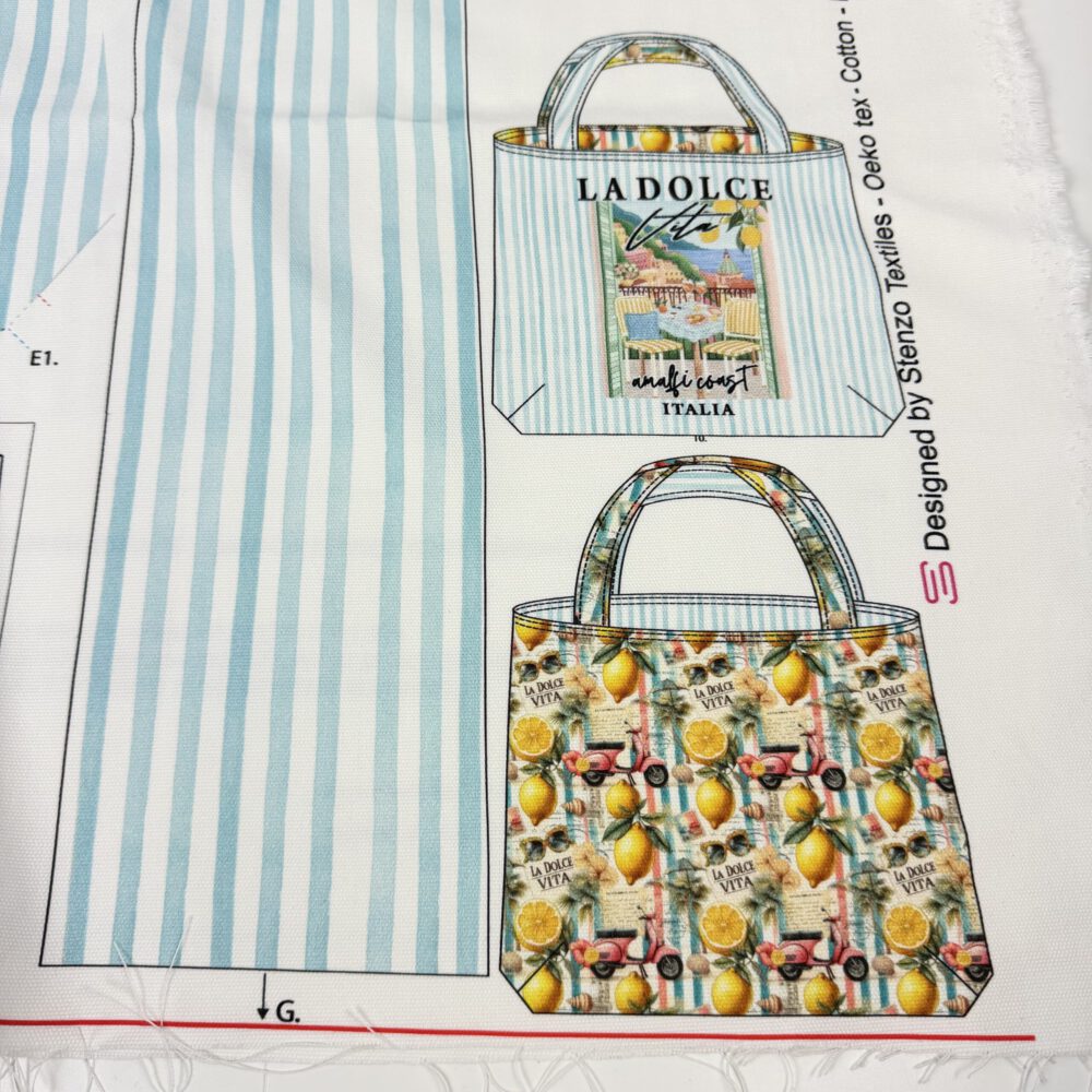 Taschenpaneel „La Dolce Vita – Amalfi Coast“ – Nähspaß mit Urlaubsflair – Bild 11