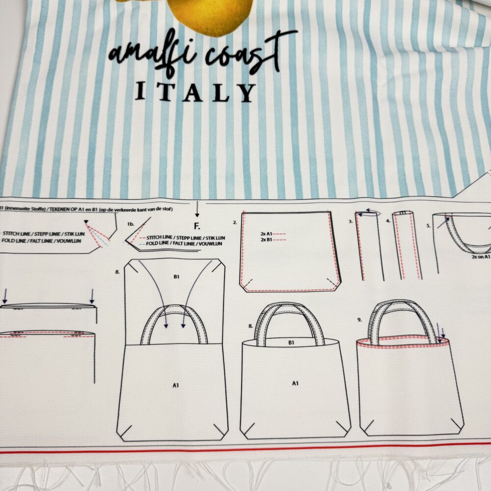 Taschenpaneel „La Dolce Vita – Amalfi Coast“ – Nähspaß mit Urlaubsflair – Bild 10