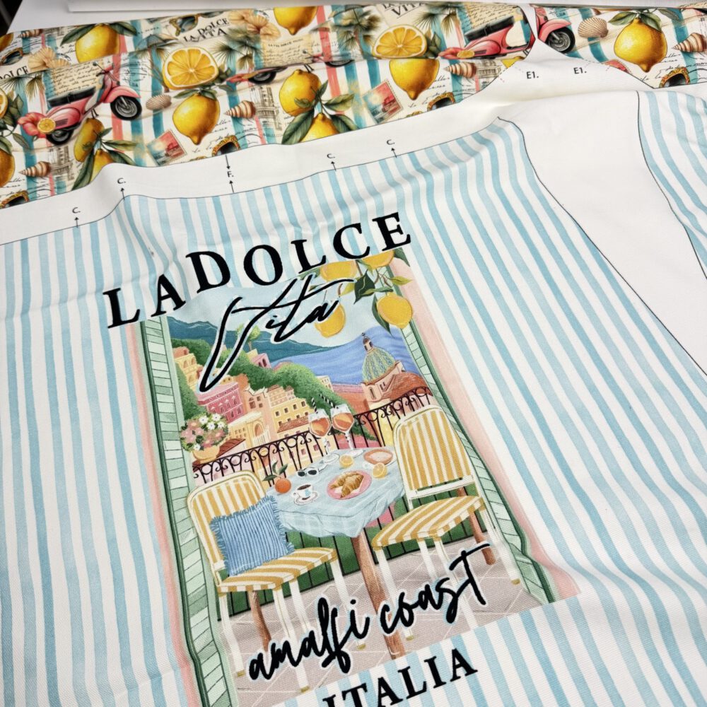 Taschenpaneel „La Dolce Vita – Amalfi Coast“ – Nähspaß mit Urlaubsflair – Bild 9