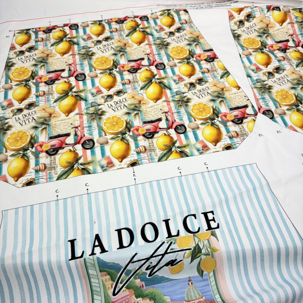 Taschenpaneel „La Dolce Vita – Amalfi Coast“ – Nähspaß mit Urlaubsflair – Bild 8