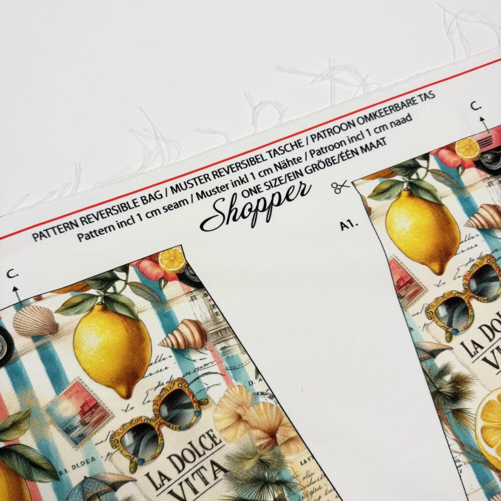 Taschenpaneel „La Dolce Vita – Amalfi Coast“ – Nähspaß mit Urlaubsflair – Bild 7