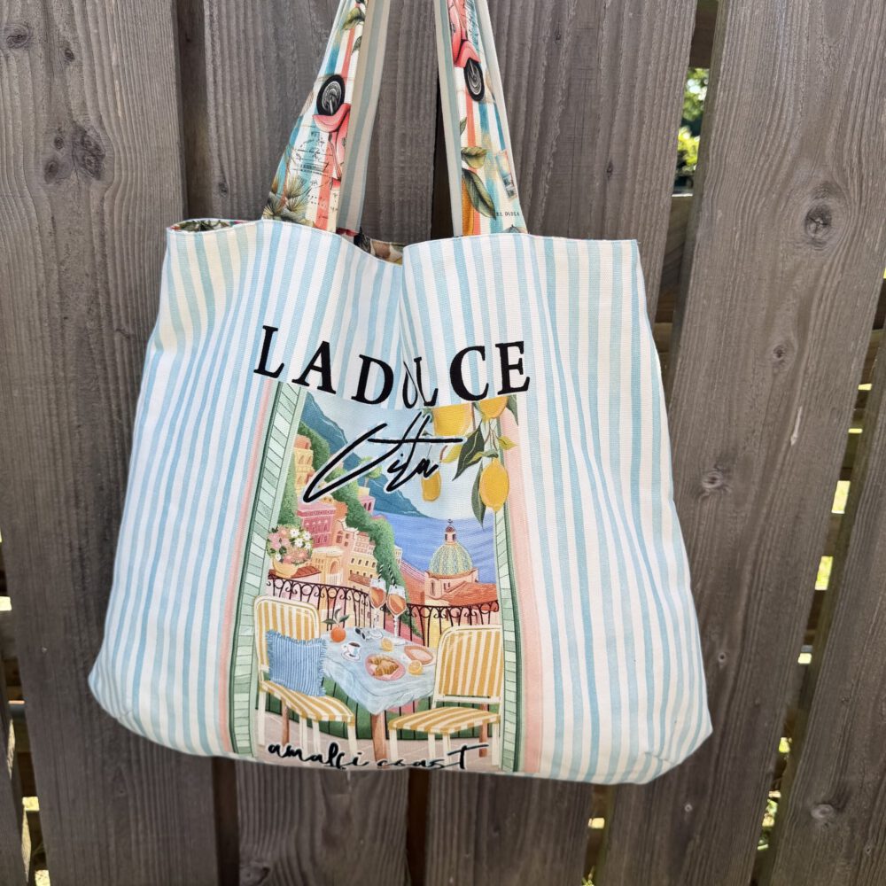 Taschenpaneel „La Dolce Vita – Amalfi Coast“ – Nähspaß mit Urlaubsflair
