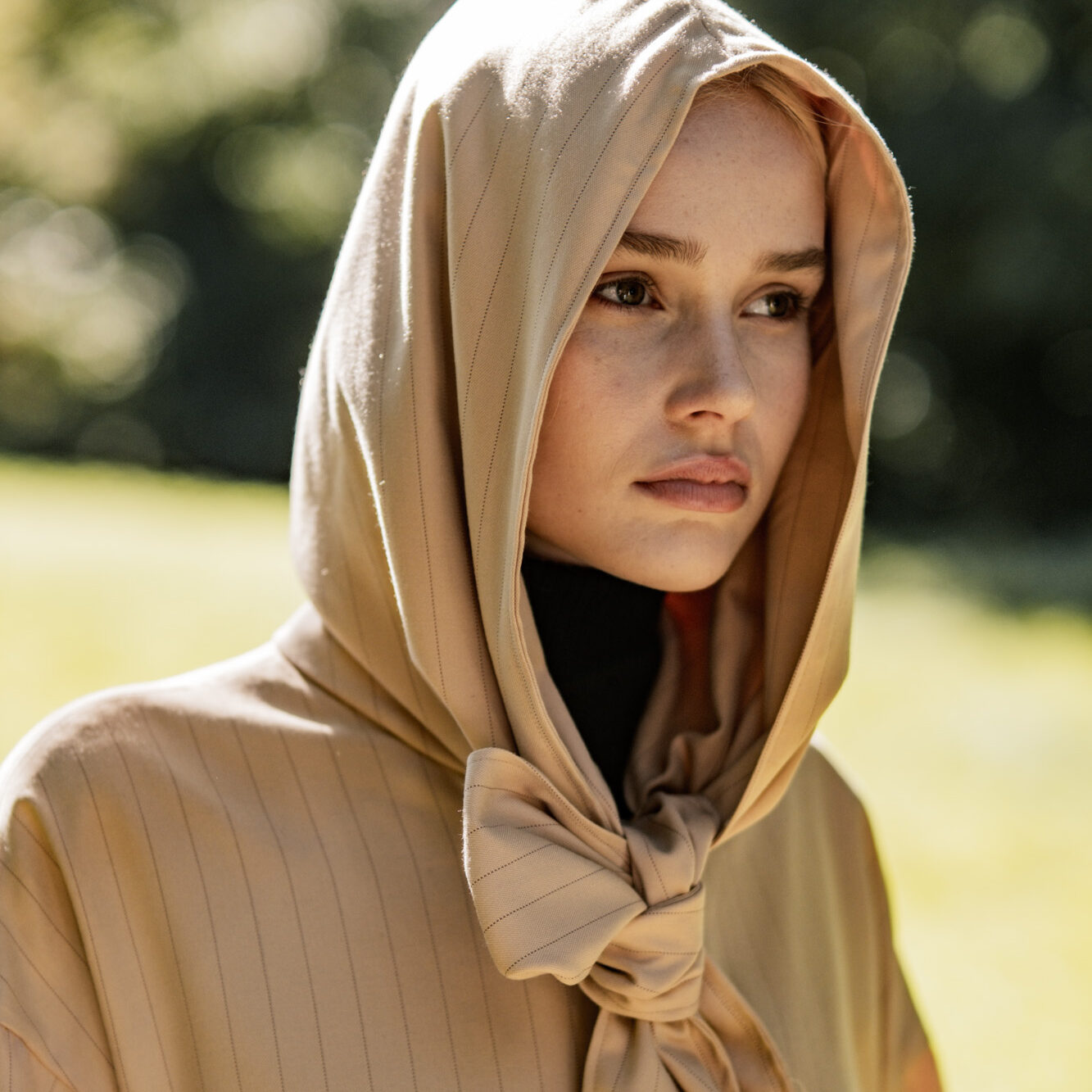 Bambus-Polyester Streifenstoff – Natürlich elegant und zeitlos – Bild 5