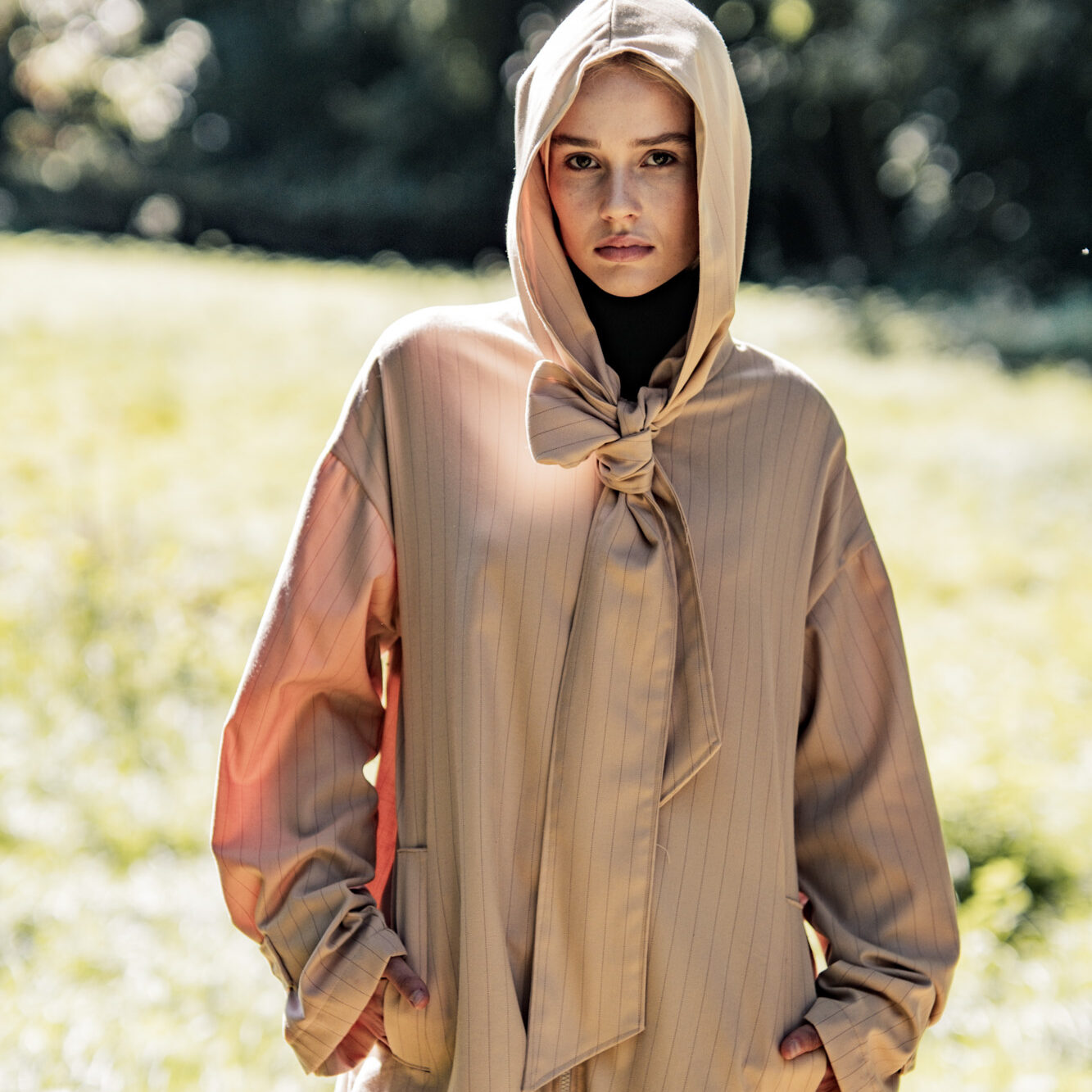 Bambus-Polyester Streifenstoff – Natürlich elegant und zeitlos – Bild 6